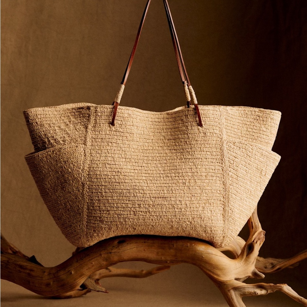 Sezane Paloma Raffia Tote Bag SOLD OUT